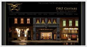 DBZ Guitars. Web Site