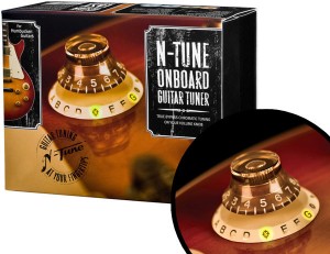 N-Tune Onboard Chromatic Tuner for Humbucker Guitar with 500k Pot