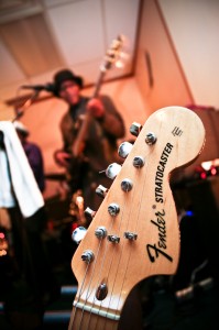 Fender Stratocaster Big Head Dark Logo with outline Fender American Stratocaster